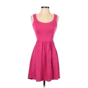 Lilly Pulitzer | Hot Pink Casual Dress with Gold Zipper LARGE